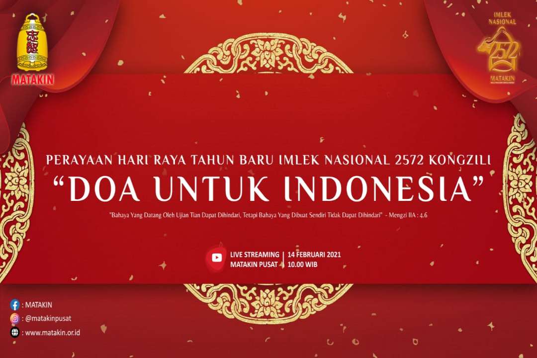 PERAYAAN HARI RAYA TAHUN BARU IMLEK 2572 KONGZILI SECARA VIRTUAL BERLANGSUNG KHIDMAT