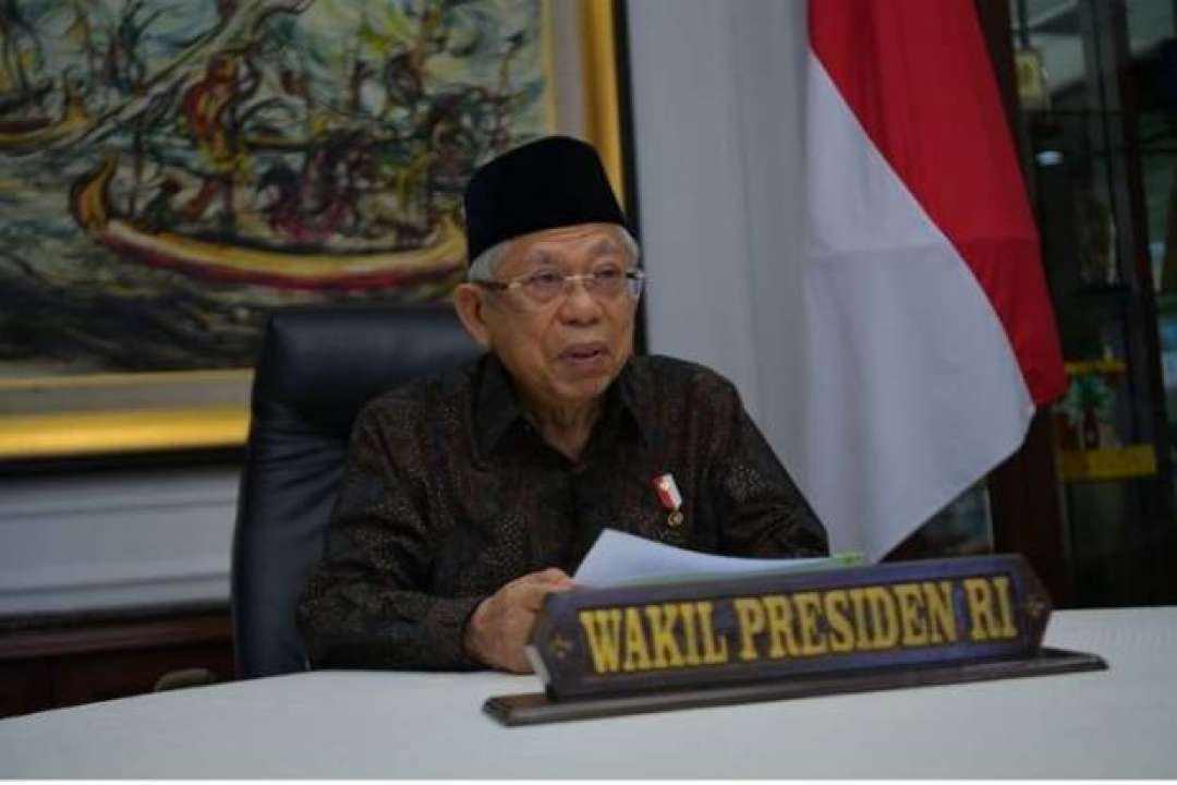 WAPRES MA'RUF BANGGA PERAYAAN IMLEK BAWA PESAN TANGANI COVID-19