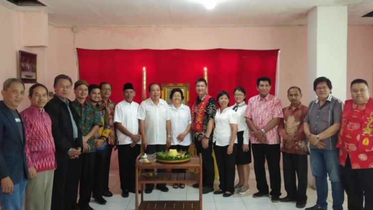 PENEGAKAN ALTAR DAN PELANTIKAN MAKIN GENTA KEBAJIKAN SEMARANG