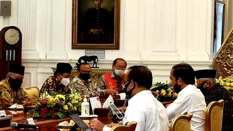 Presiden Jokowi Temui Tokoh Agama di Istana Negara