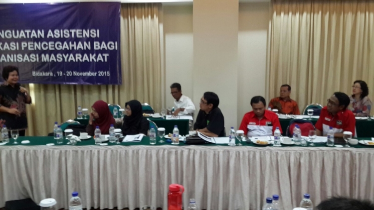 Kegiatan Penguatan Asistensi Advokasi Pencegahan Bagi Organisasi Kemasyarakatan